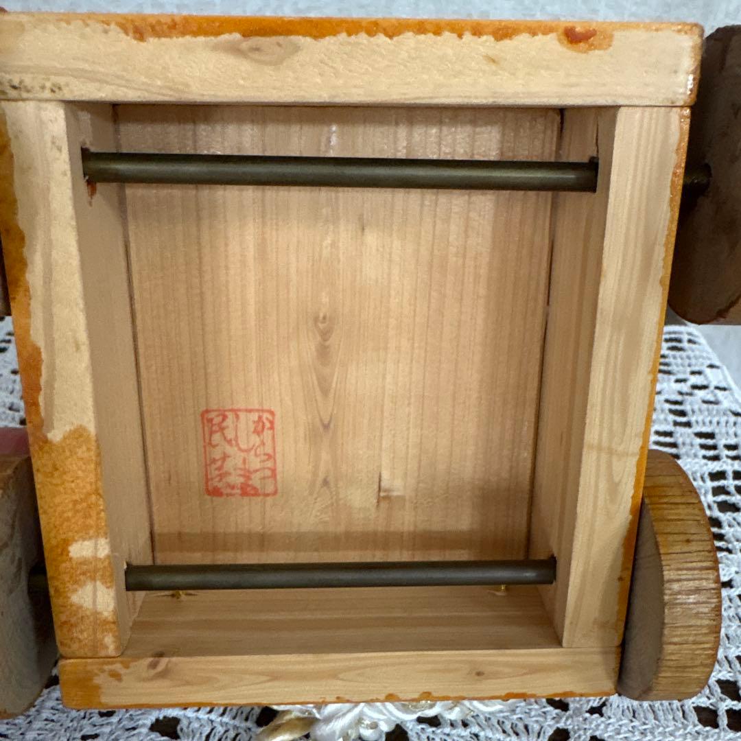 でこ唐津んやま　赤獅子　木偶　人形　木工芸　民芸品　唐津くんちフィギュア