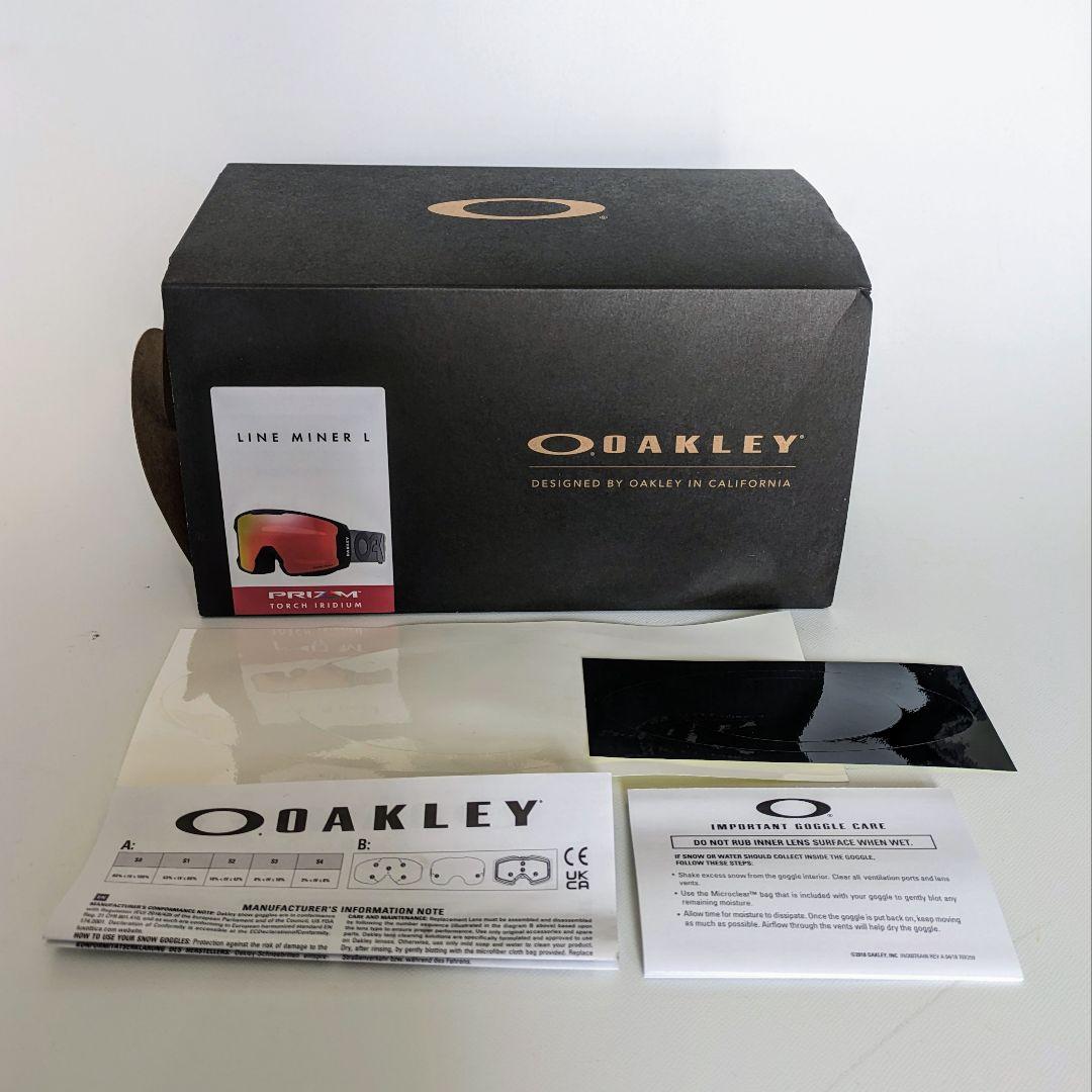 OAKLEY Line Miner L TORCH IRIDIUM ゴーグル
