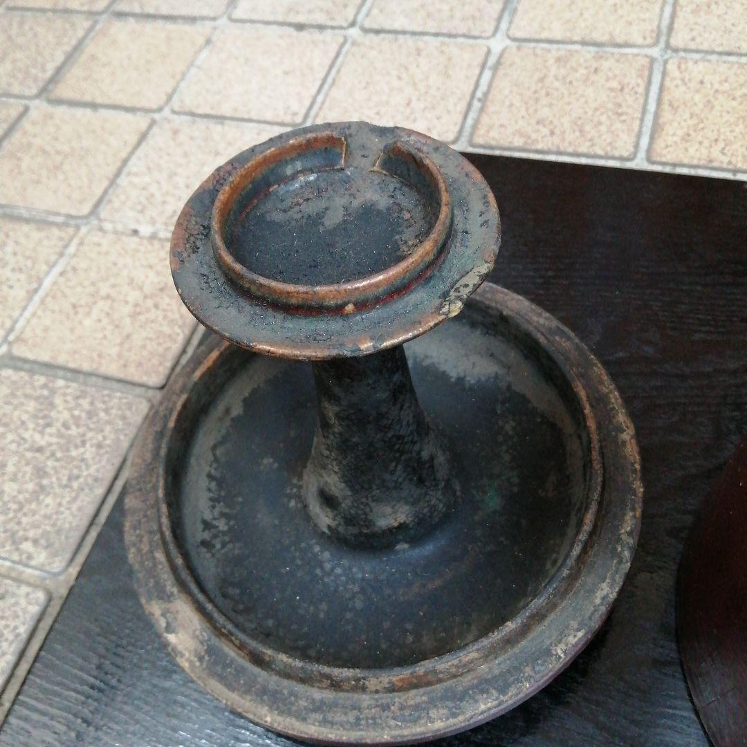 陶器製燭台