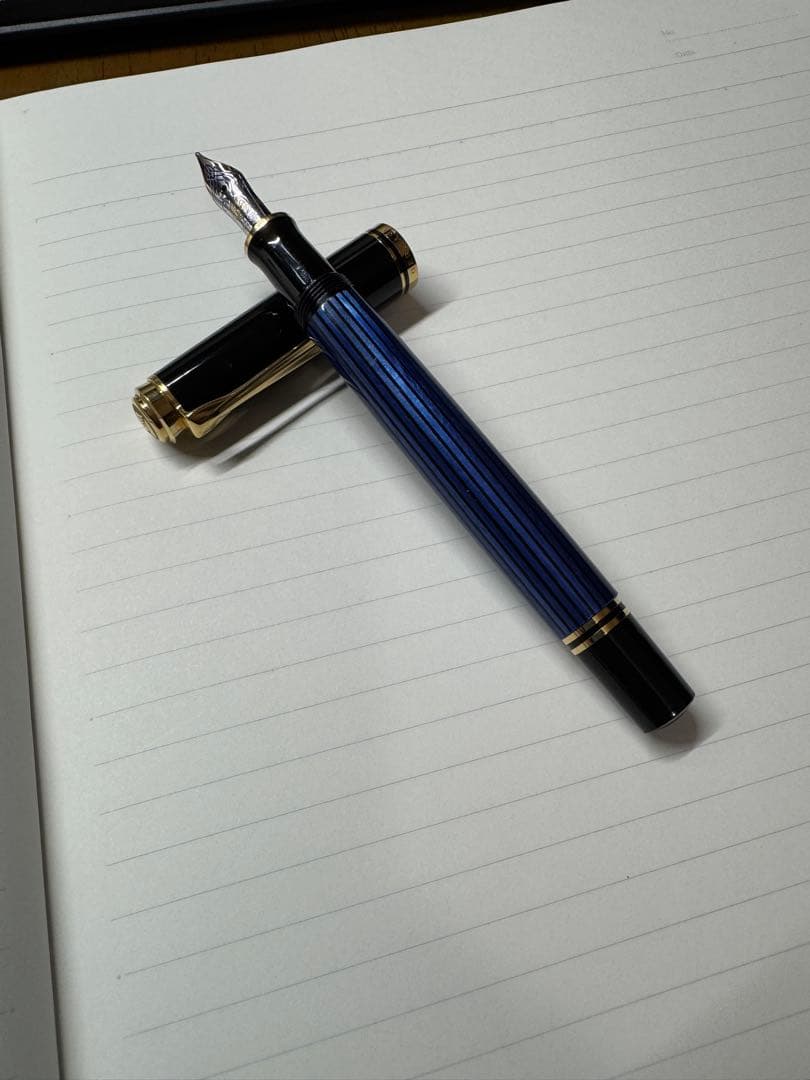 Pelikan 万年筆 スーベレーン M400 ブルーストライプ F