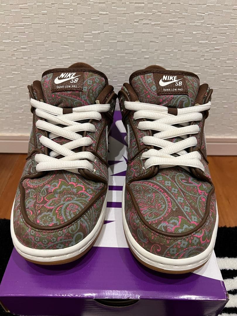 _aka.4iy_ Nike Dunk Low Pro SB ペイズリー柄