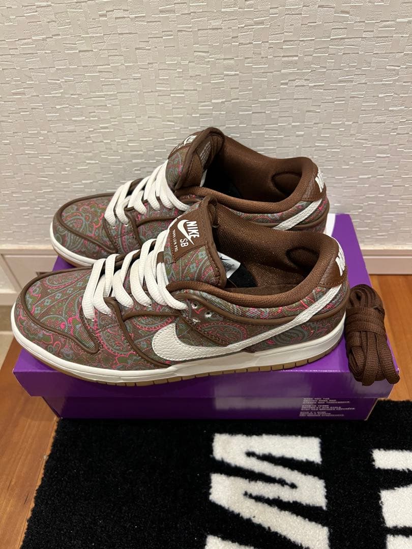 _aka.4iy_ Nike Dunk Low Pro SB ペイズリー柄