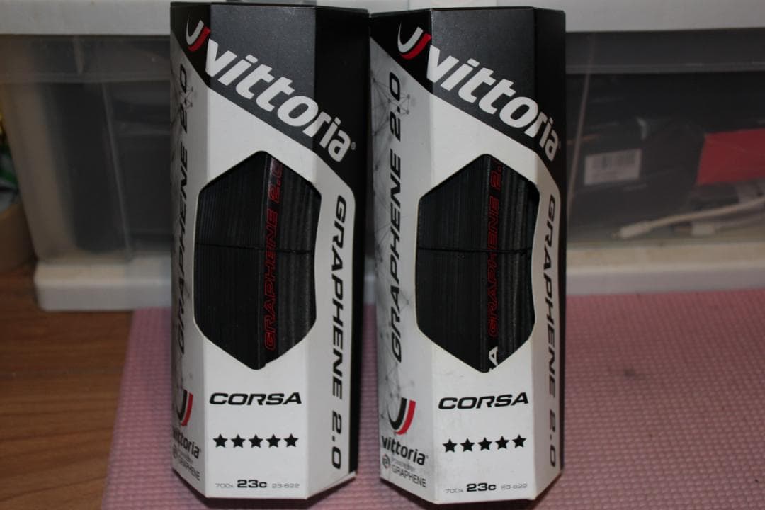 Vittoria Corsa 23c タイヤ (Graphene 2.0)