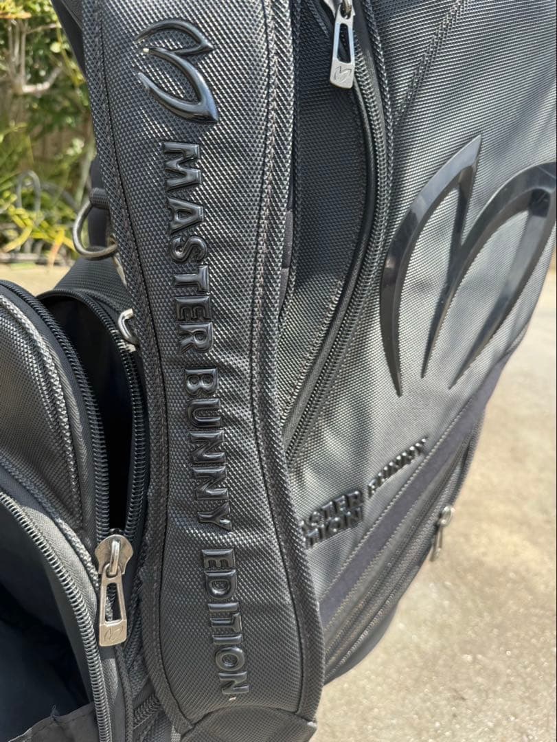 【最終値下げ】MasterBunny Edition ブラック キャディバッグ