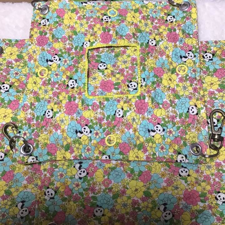 モモンガハウス(花・パンダ柄)夏仕様  涼しい夏生地を使用❗️ 1550円