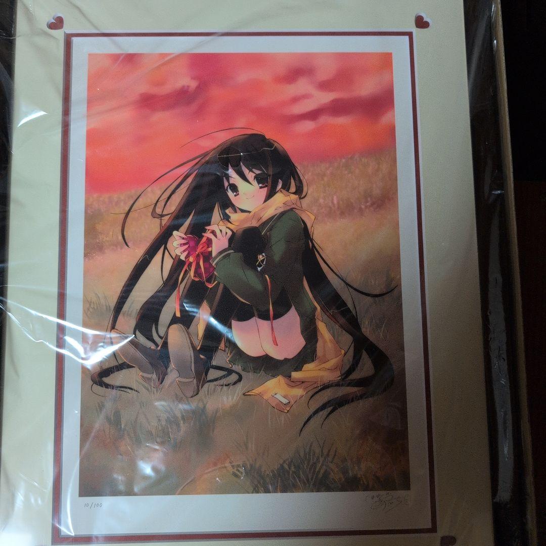 【直筆サイン入り】いとうのいぢ先生 版画 灼眼のシャナ