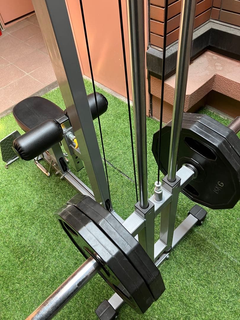 ラットプルマシン 15kgプレート&アタッチメント付き