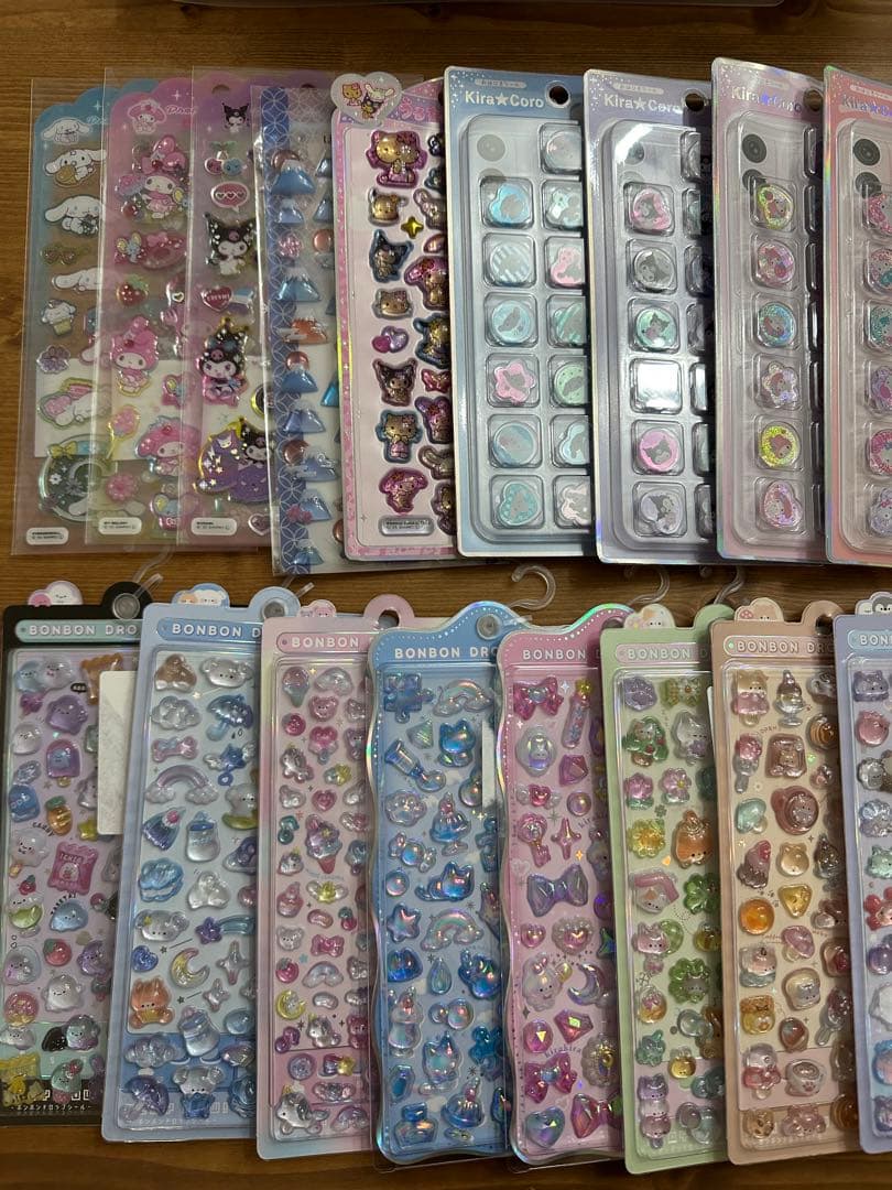 最終お値下げ！早い者勝ち！ボンボンドロップシール　シールまとめ売り！126点！