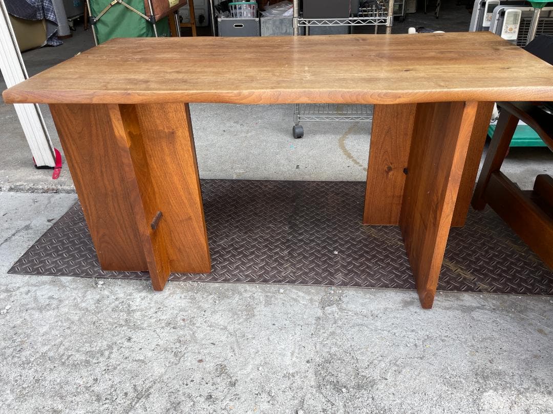 ★状態〇★ 高級 家具 丸庄 テスタ リビングテーブル ウォールナット 天然木