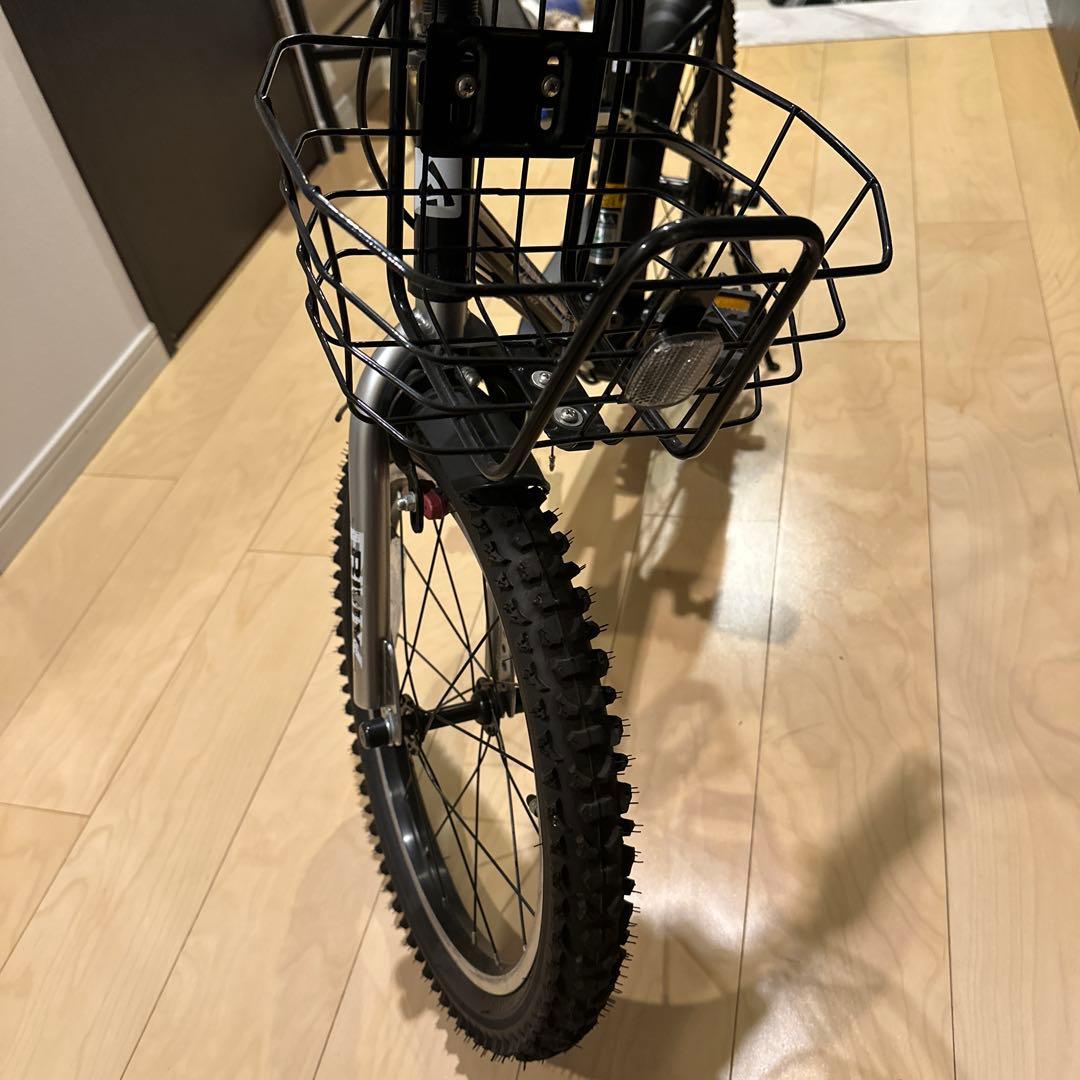 ☆引き取り限定☆世田谷区西部です。18インチ自転車　デューリー　青黒　美品