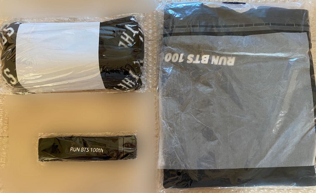 BTS Run FILA スウェット 特典 ヘアバンド 非売品 ブランケット