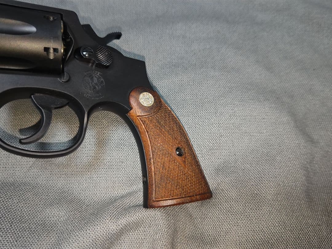 タナカ ガスリボルバー M10 ヘビーウェイトHW Ver.3　木製グリップ付き