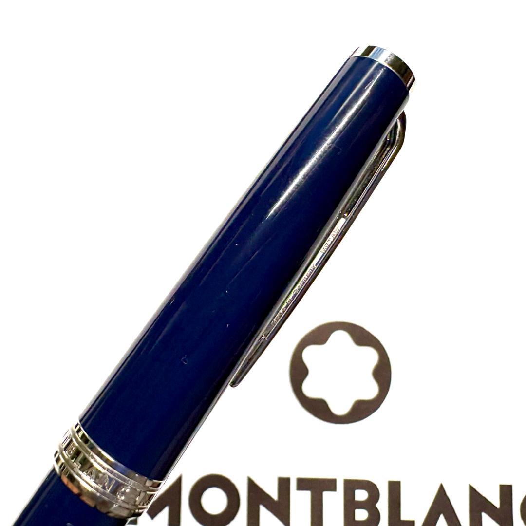 314.モンブラン　PIX　RB　ネイビー/Pt　MB114809　美品　希少品