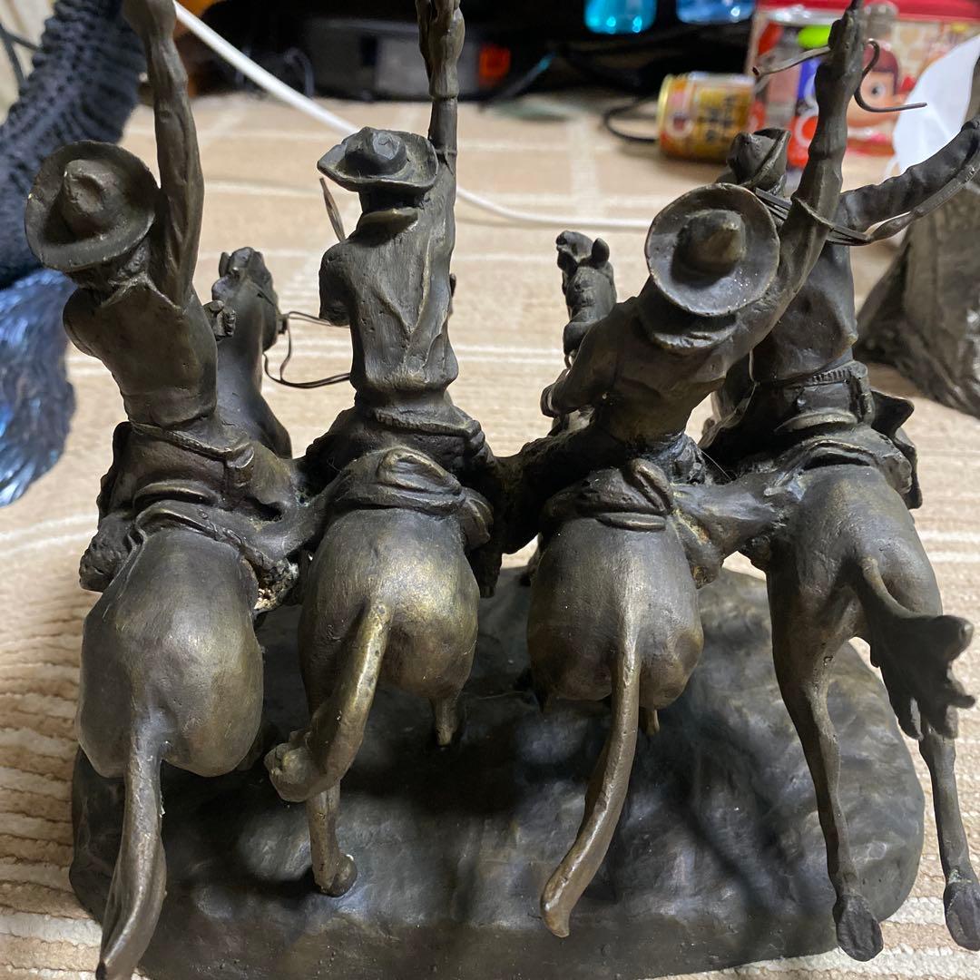 Frederic Remington カウボーイ彫刻