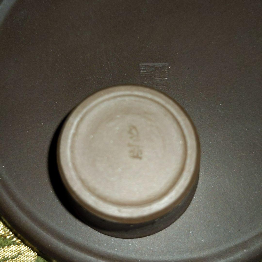 【最終価格】中国　紫砂朱泥　在銘入　煎茶器