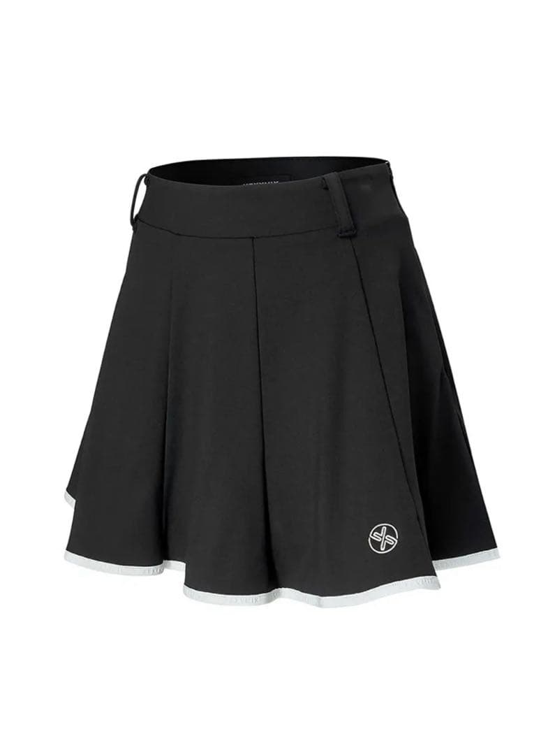 XEXYMIX 配色ライン入り フレアスカート インナーパンツ付き 未使用新品