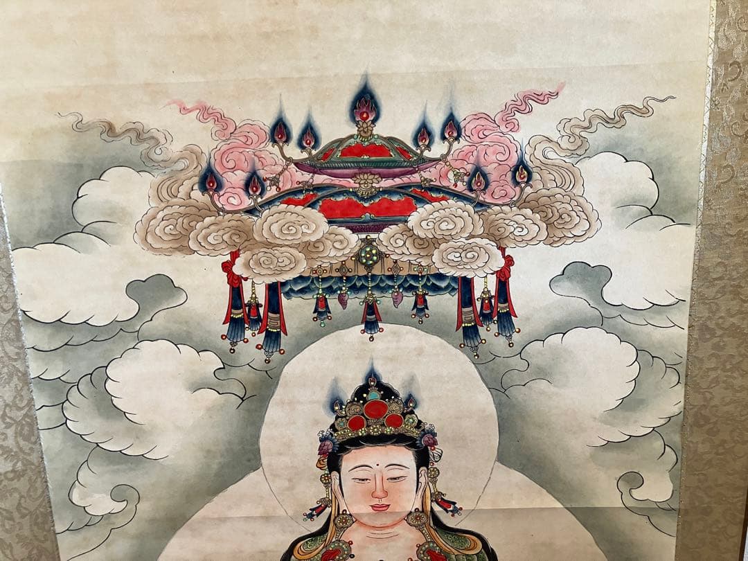 値下げ 中古品 掛軸 日本画 掛け軸