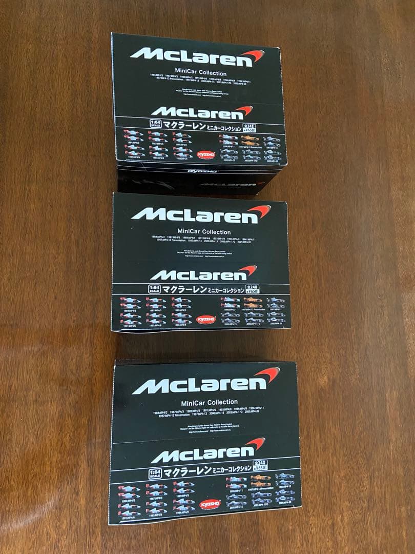 【3】新品未開封　マクラーレン　ミニカーコレクション　 12個入り　1/64