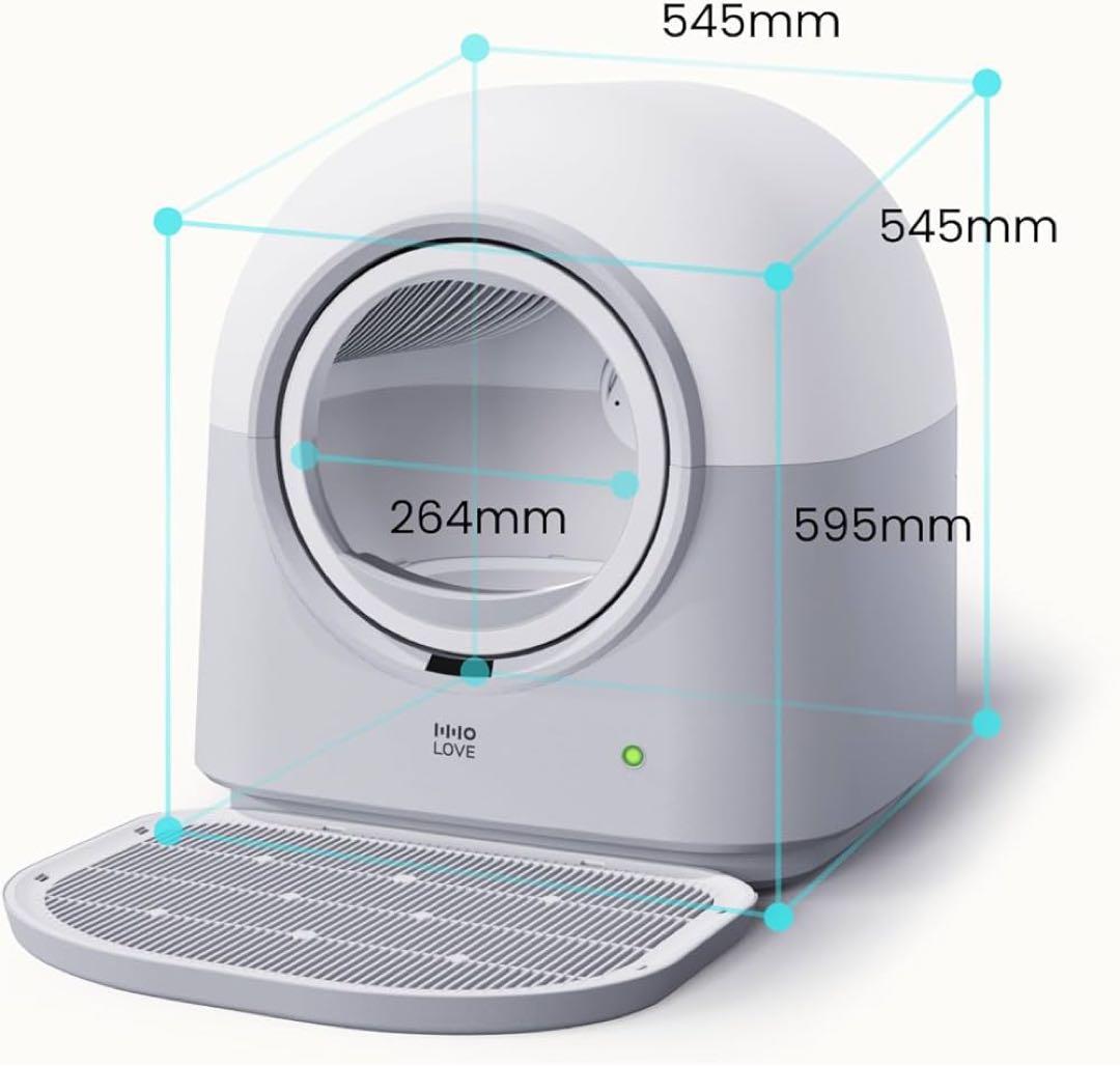猫 トイレ自動 自動清掃 専用アプリ 猫砂マット ライナー 消臭アロマプレゼント