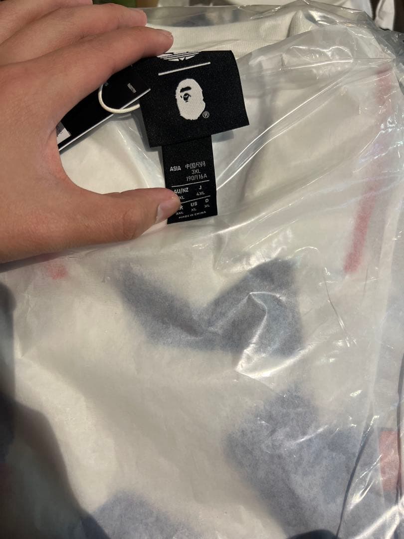 A BATHING APE × adidas Flame Jersey Blue