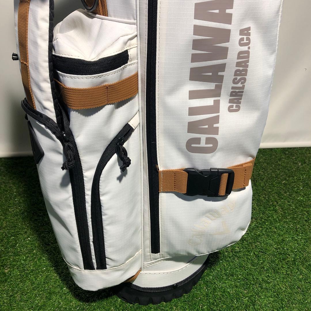 キャロウェイ　レイドバック　スタンド式 キャディバッグ　7.5型 ベージュ