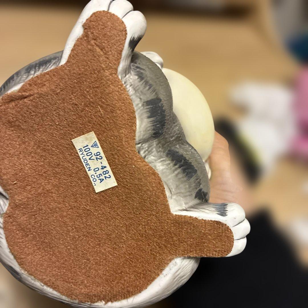 希少 わちふぃーるど ダヤン ランプ 猫 照明 点灯確認済　日本製