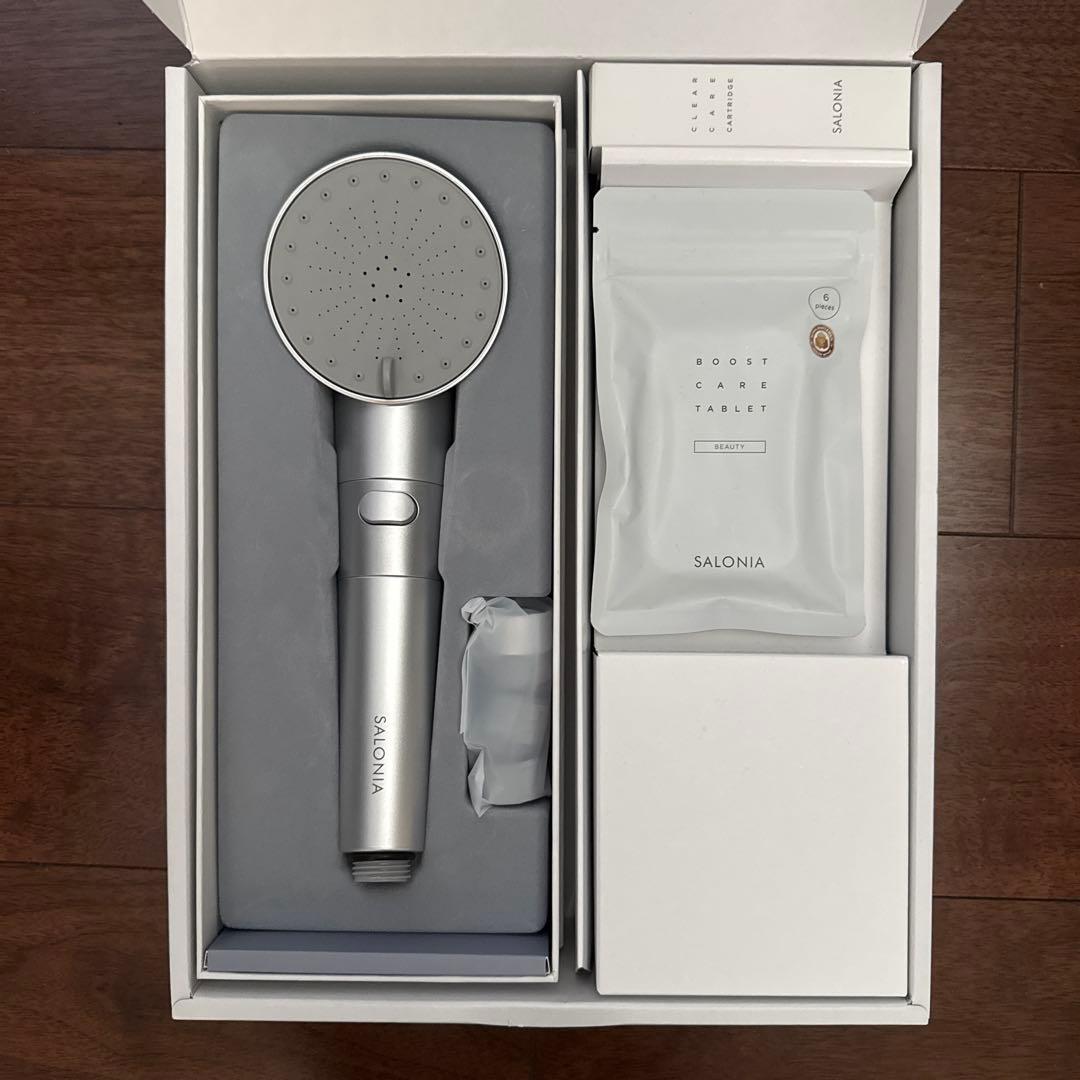 SALONIA ファインバブルクリアシャワーヘッド