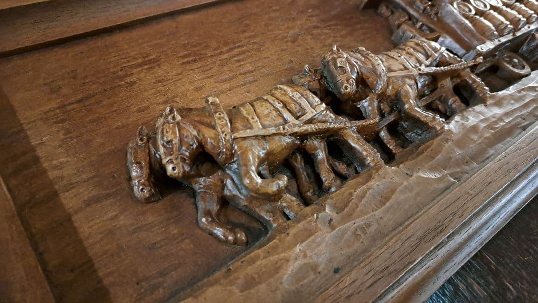 【廃盤】ハイネケン　ヴィンテージ　ディスプレイ　木製　海外　木彫り