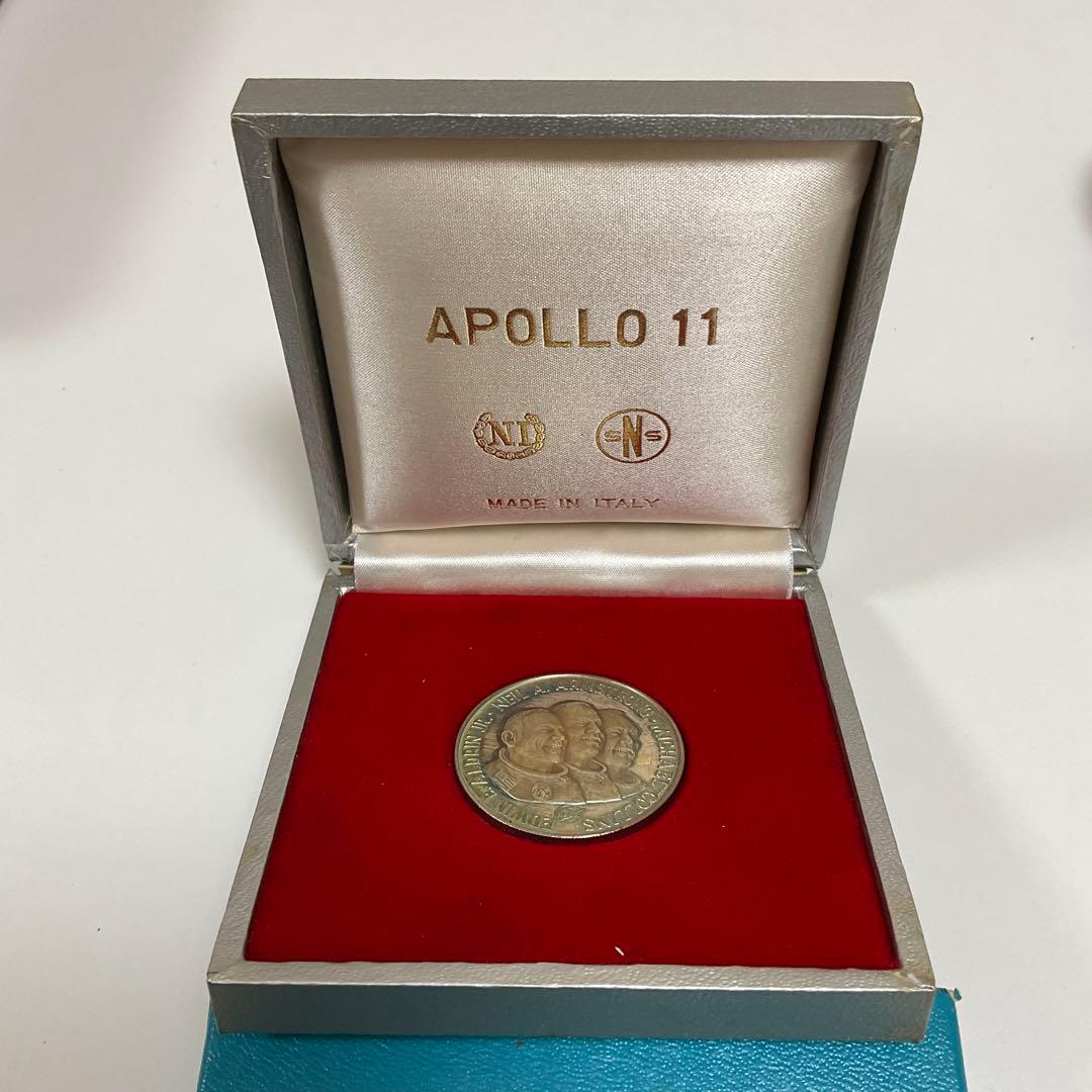 APOLLO 11 記念メダル 銀925/1000 1969年 ITALY