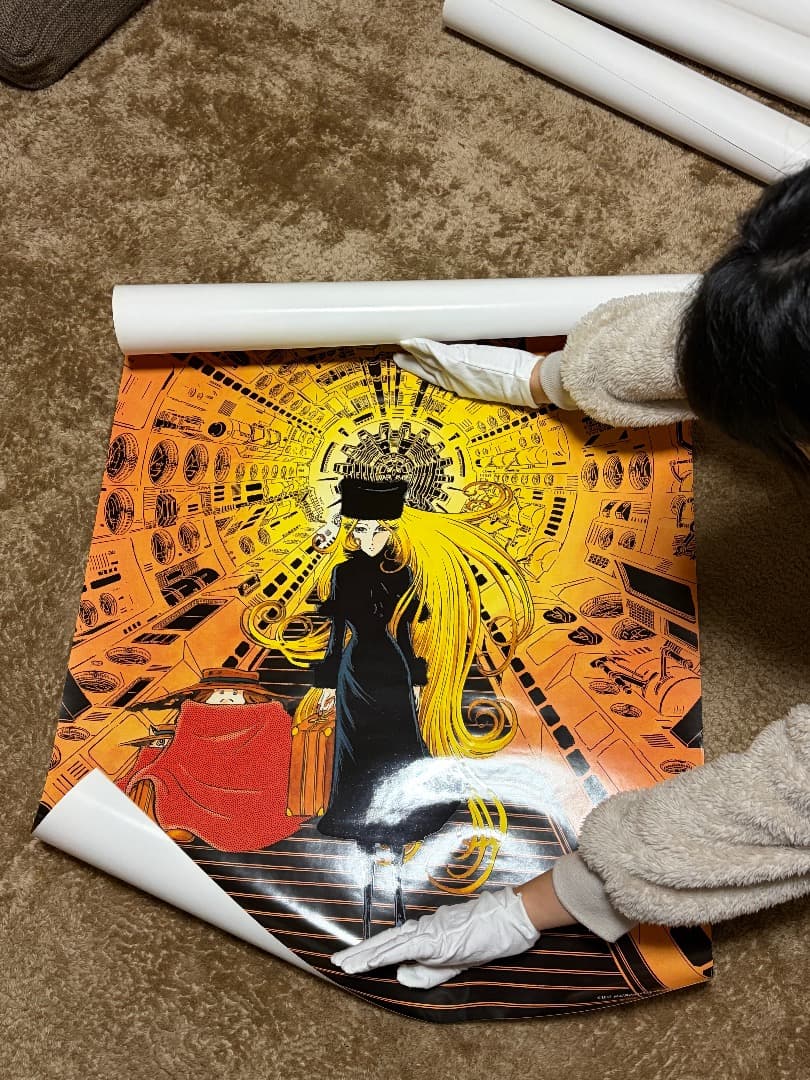 【未使用・限定品】 松本零士世界展 銀河鉄道999 オリジナルポスター3種セット