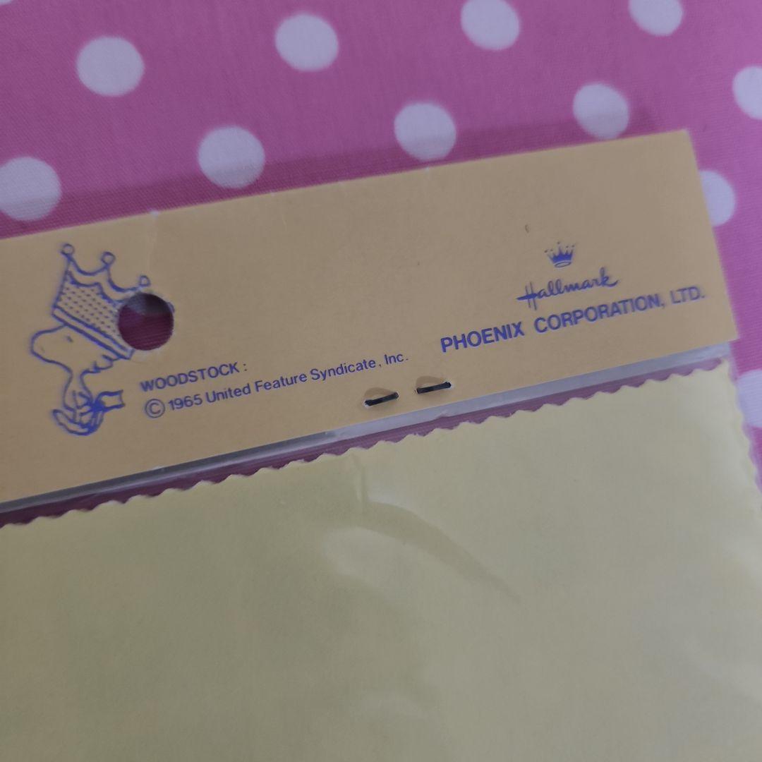 【新品未使用未開封】1980年代製 スヌーピー SNOOPY きってしーる２枚入