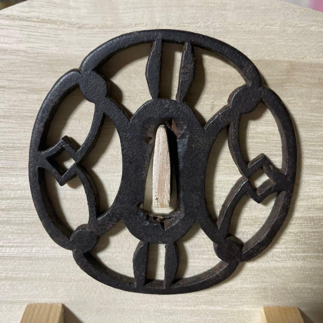 鍔　鍔飾り付き