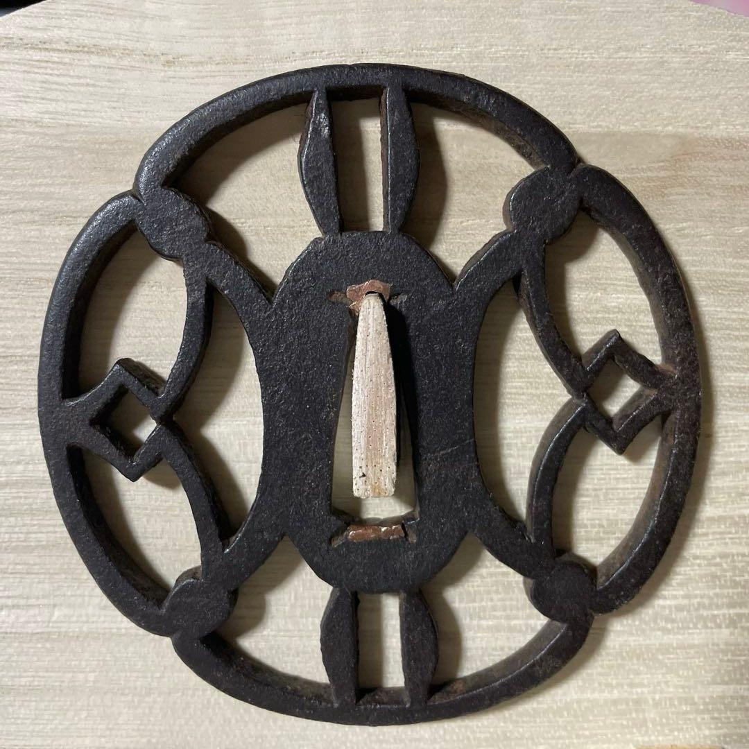 鍔　鍔飾り付き