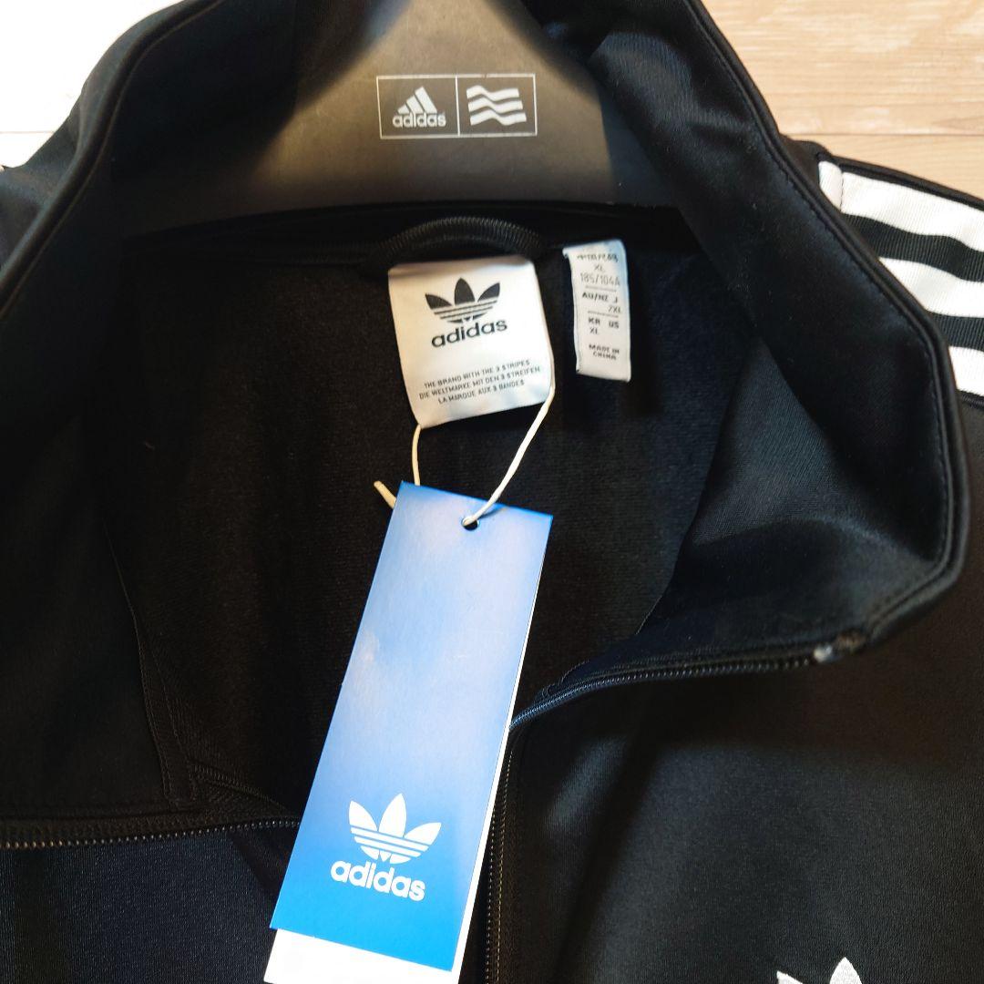 新品 adidas オリジナルス トラックジャケット セットアップ ブラック