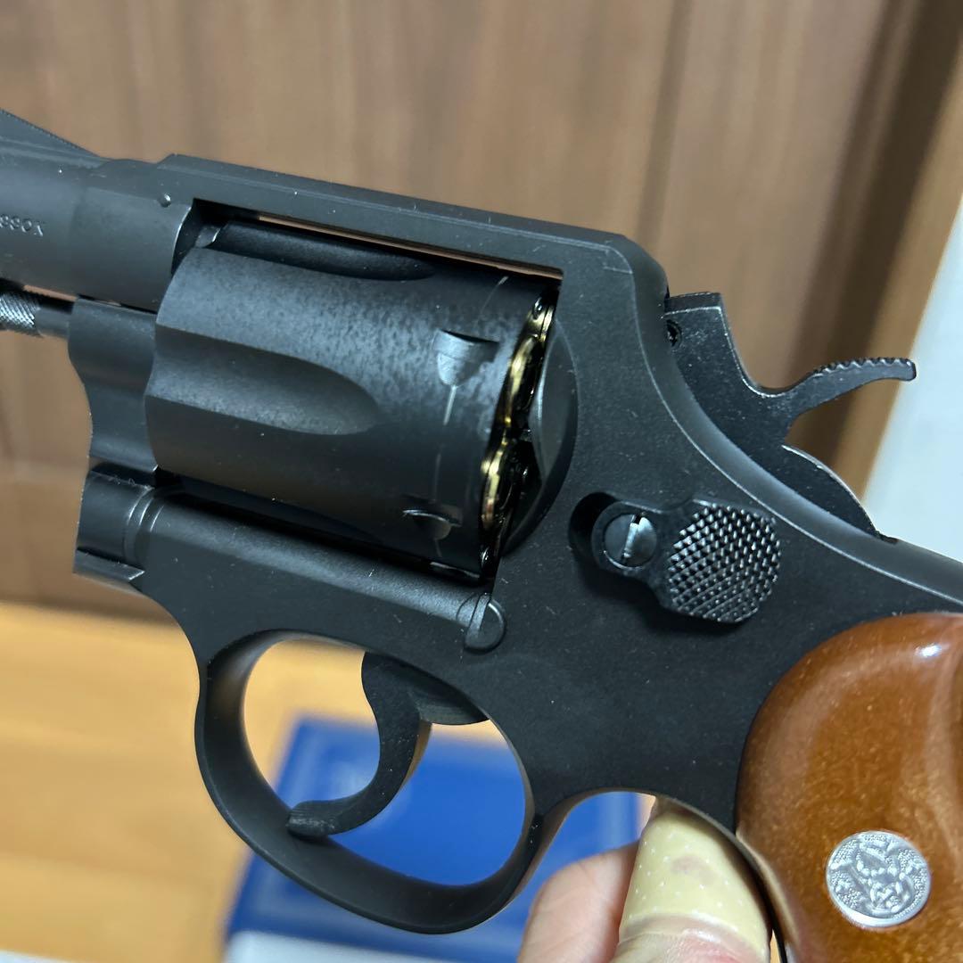 タナカ コルト パイソン Rモデル ガスガン　M10 スクエアバット