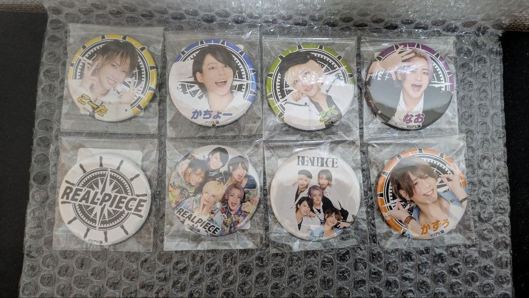 リアルピース　DMMオンクレ　缶バッジ コンプリート