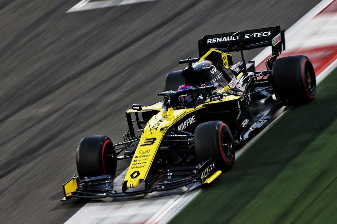 F1 Renault RS19 2019年ダニエルリカルド直筆サイン入り1:43