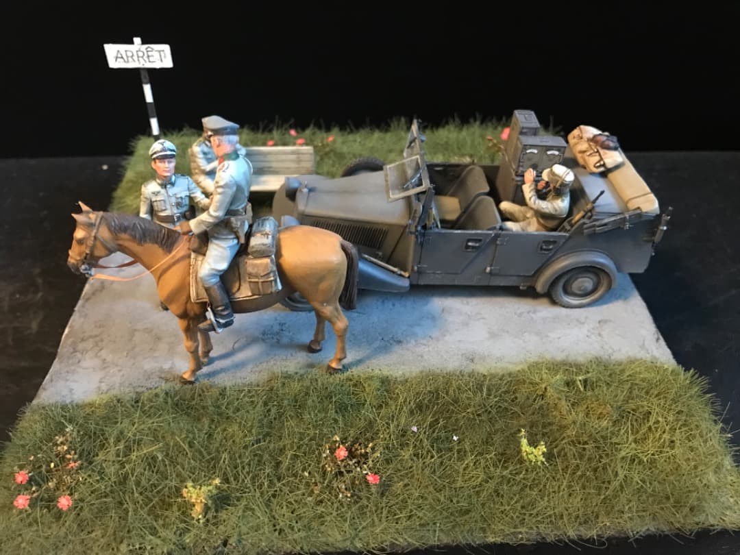 1/35ジオラマ ドイツ軍　第二次世界大戦　完成品Master Box