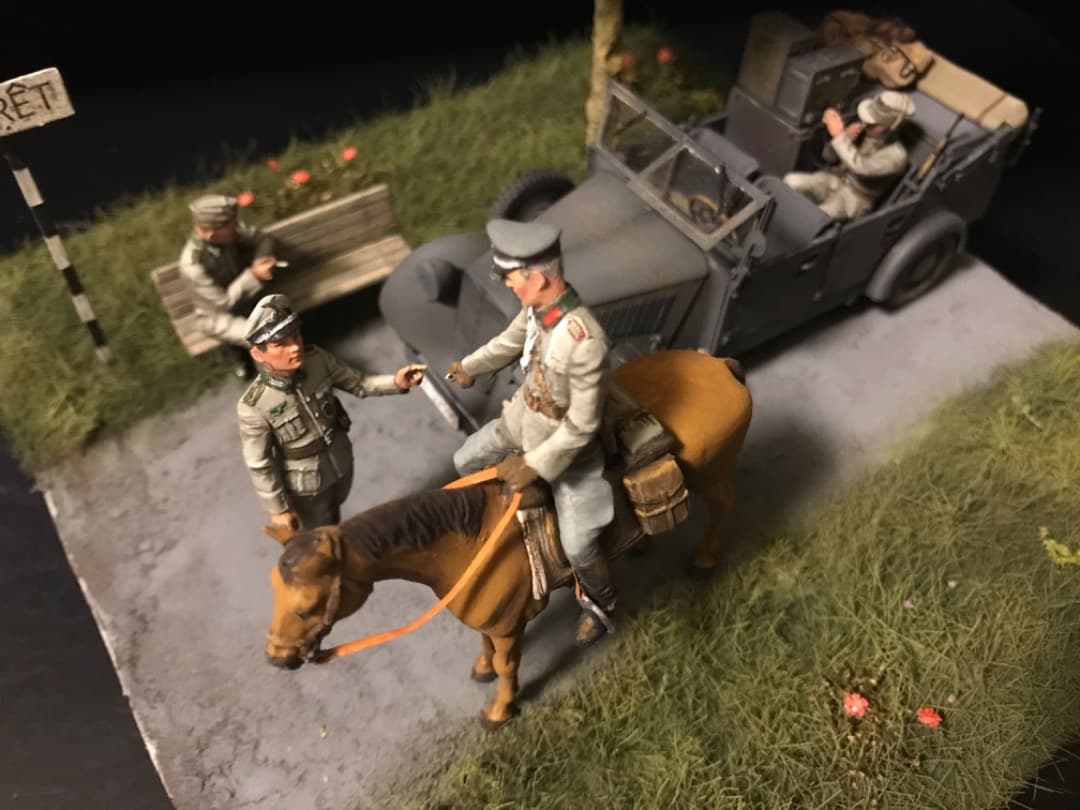 1/35ジオラマ ドイツ軍　第二次世界大戦　完成品Master Box