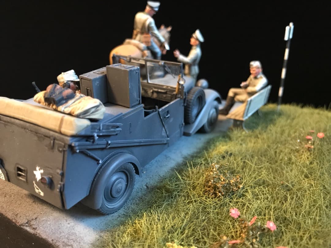 1/35ジオラマ ドイツ軍　第二次世界大戦　完成品Master Box