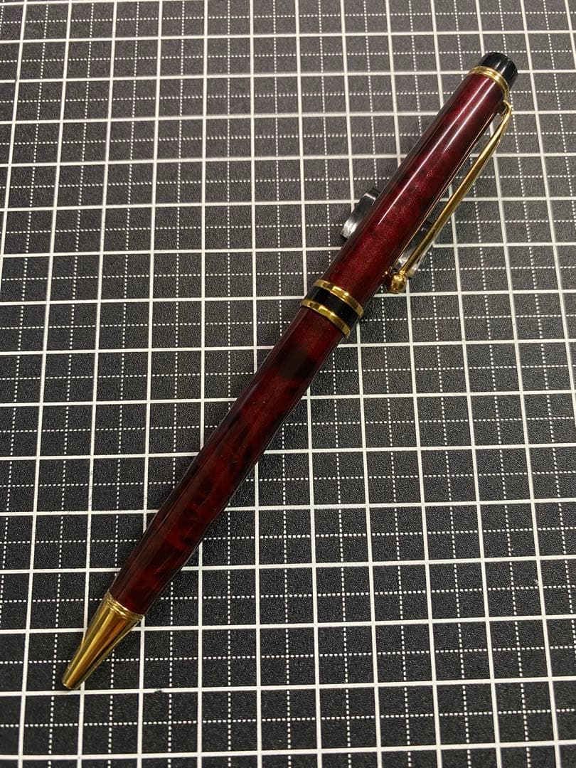 PILOT GRANCE Black&Red Marble ボールペン