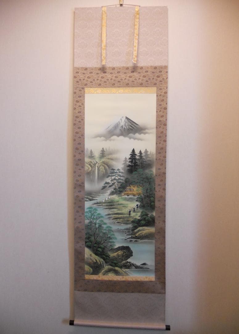 掛け軸 池田陽山 大三元 絹本 希少 軸装 茶道具 掛軸 美品 です。