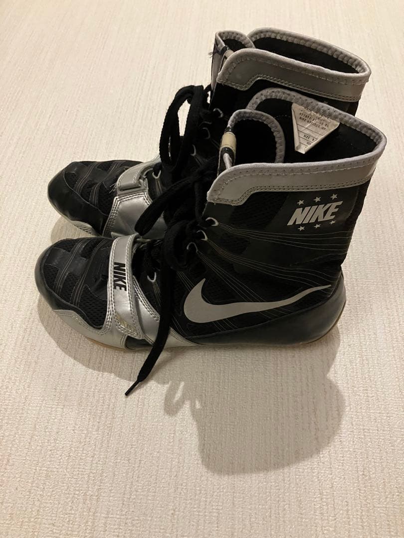 NIKE ハイパーKO ボクシングシューズ ブラック/シルバー 27.5㎝