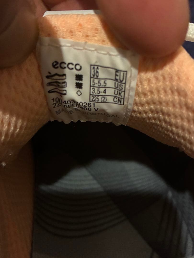 美品ecco ゴルフシューズ シロ 白 22.5 NEW BALANCE