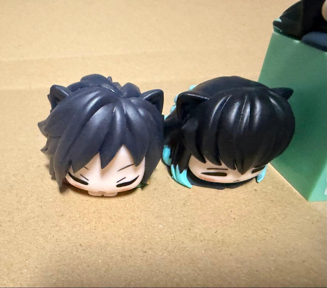 鬼滅の刃 ひっかけフィギュア おひるねこ 冨岡義勇 不死川実弥 時透無一郎