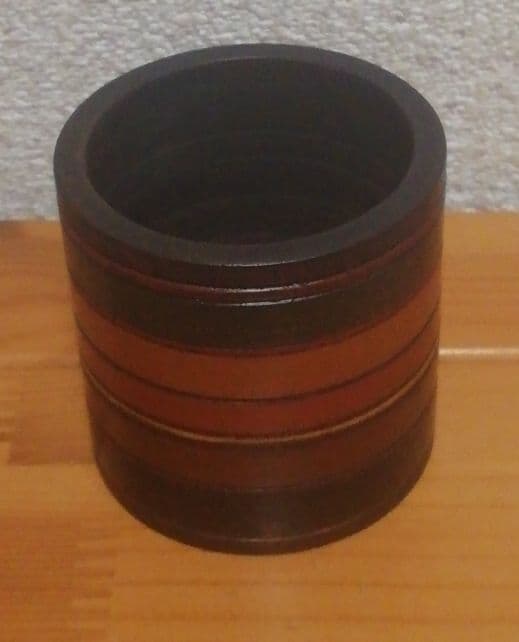 村瀬治兵衛作　独楽　蓋置　共箱　茶道具