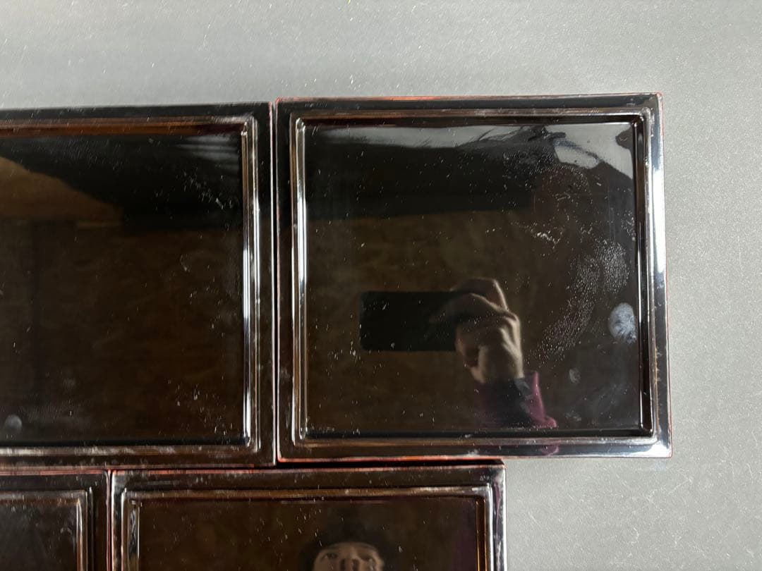 セール　重箱　漆器　五段重　お正月　曙塗　輪島