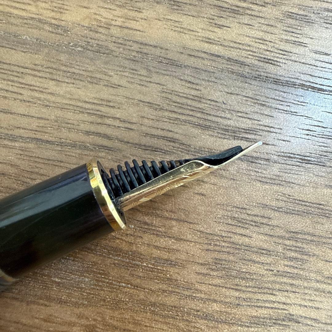 PLATINUM 万年筆 3776 セルロイド 鼈甲 ペン先18K 中字