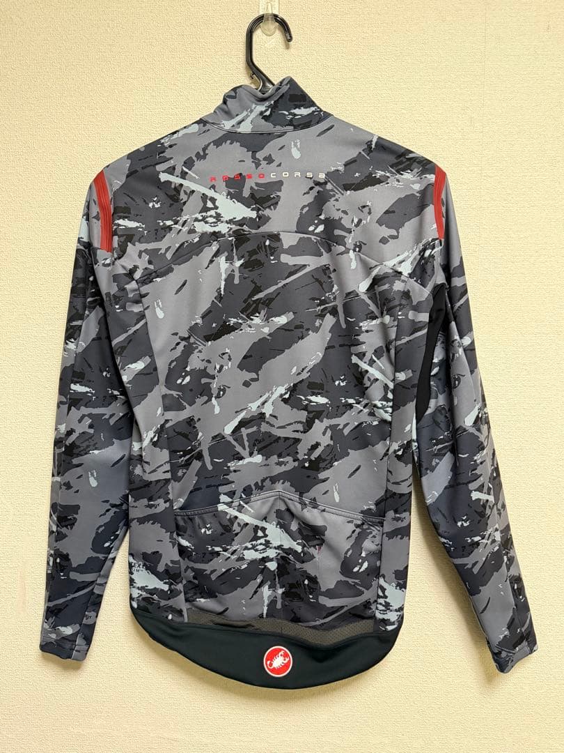 Castelli Perfetto Ros長袖ジャージ ブルー グレー レッド