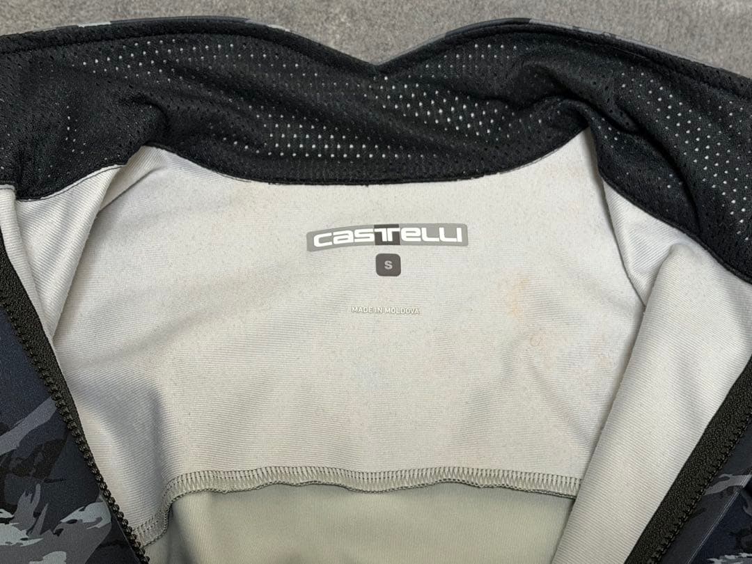 Castelli Perfetto Ros長袖ジャージ ブルー グレー レッド